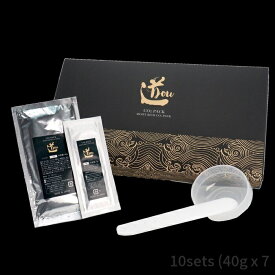 デュオ マスク・パック DOU シートマスク フェイスパック CO2 Mask (Patented EX edition) - Original Peach Favor- # black 10sets (40g x 7 レディース スキンケア 女性用 基礎化粧品 フェイス 母の日 プレゼント ギフト 2024 人気