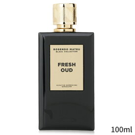 ロセンドマトゥー 香水 Rosendo Mateu パフューム Black Collection Fresh Oud Eau De Parfum Spray 100ml レディース 女性用 フレグランス 母の日 プレゼント ギフト 2024 人気 ブランド コスメ