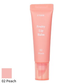 エチュードハウス リップスティック Etude House 口紅 Fruity Lip Balm - #02 Peach 10g メイクアップ リップ 落ちにくい 母の日 プレゼント ギフト 2024 人気 ブランド コスメ