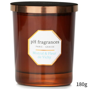 y[n[tOX Lh pH fragrances tOXLh   Scented Candle Mistral & Fleur de Vichy 180g z[tOX ̓ v[g Mtg 2024 lC uh R