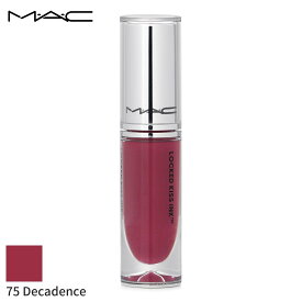MAC リップスティック 口紅 Locked Kiss Ink Lipstick - # 75 Decadence 4ml メイクアップ リップ 落ちにくい 母の日 プレゼント ギフト 2024 人気 ブランド コスメ