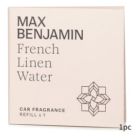 マックスベンジャミン カーディフューザー Max Benjamin 車用 Car Fragrance Refill - French Linen Water 1pc ホームフレグランス 母の日 プレゼント ギフト 2024 人気 ブランド コスメ