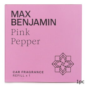 マックスベンジャミン カーディフューザー Max Benjamin 車用 Car Fragrance Refill - Pink Pepper 1pc ホームフレグランス 母の日 プレゼント ギフト 2024 人気 ブランド コスメ
