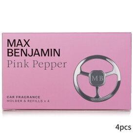 マックスベンジャミン カーディフューザー Max Benjamin 車用 Car Fragrance Gift Set - Pink Pepper 4pcs ホームフレグランス 母の日 プレゼント ギフト 2024 人気 ブランド コスメ