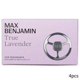 マックスベンジャミン カーディフューザー Max Benjamin 車用 Car Fragrance Gift Set - True Lavender 4pcs ホームフレグランス 母の日 プレゼント ギフト 2024 人気 ブランド コスメ