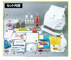 非常持出袋28点セット 【非常持ち出し袋 防災対策 避難 台風 火災 地震 天災 災害対策 地震】