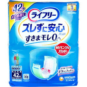 ���C�t���[ �Y�����Ɉ��S���p���c�p�A�Ƃ�p�b�h �j�����p 42�����@�yunicharm ���j�`���[���@���j�E�`���[���@���@��@�q���p�i�@�A�R��΍�@�A�����΍�@���֑΍�@�⏕�p�b�h�@��