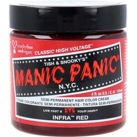 マニックパニック ヘアカラークリーム インフラレッド MC11016 118mL　【MANIC PANIC　マニパニ　美容　髪色　ウイッグ用　ヘアーカラー　発色　ツヤ感】