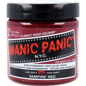 マニックパニック ヘアカラークリーム ヴァンパイアレッド MC11032 118mL　【MANIC PANIC　マニパニ　美容　髪色　ウイッグ用　ヘアーカラー　発色　ツヤ感】
