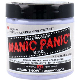 マニックパニック ヘアカラークリーム ヴァージンスノー MC11033 118mL　【MANIC PANIC　マニパニ　美容　髪色　ウイッグ用　ヘアーカラー　発色　ツヤ感】