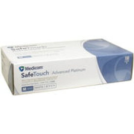 セーフタッチ　ニトリル手袋　パウダーフリー　Mサイズ　100枚入 【Medicom SafeTouch 手術用手袋 検査用　検診用手袋　医療用　グローブ】