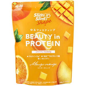 �X�����A�b�v�X�����V�F�C�v BEAUTY in PROTEIN �}���S�[�I�����W 300g �y�A�T�q�O���[�v�H�i slim up slim �_�C�G�b�g�T�v�������g�@�^���p�N���@����ς����z