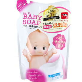 キューピー 全身泡ソープ ベビーせっけんの香り 詰替用 350mL　【Baby Soap　牛乳石鹸　無添加　美容　ボディケア　ボディソープ　スキンケア　ベビー用品　赤ちゃん　つめかえ　詰め替え　キユーピー】