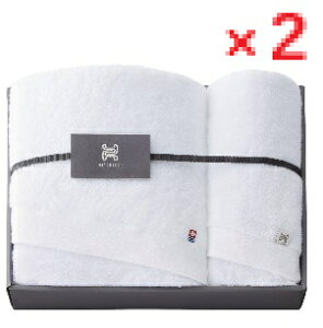 【2箱セット】HOTELIST ホワイト H-11775 【今治タオル ホテリスト バスタオルとフェイスタオルセット ギフトタオルセット 出産祝い 内祝い 快気祝い 引き出物 新築祝い 贈り物】