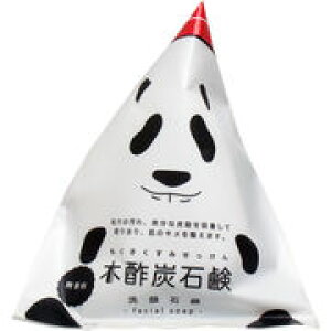 木酢炭石鹸 無香料 泡立てネット付 120g 【洗顔 スキンケア】