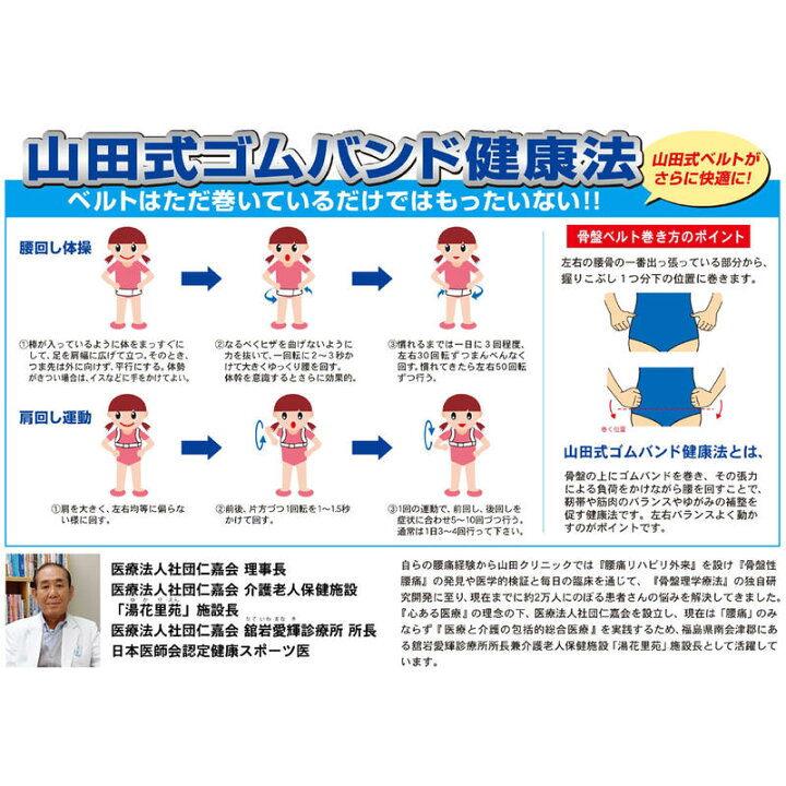 楽天市場】NEWゴムバンド 骨盤パワーベルト 強力二重構造 Mサイズ 