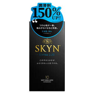 SKYN EXTRA LUB �\�t�g�m�����e�b�N�X�R���h�[�� 10�� �y�X�L���@�G�L�X�g���@�R���h�[���@��D��@�t�B�b�g���@�����[���[�@�s�񃉃e�b�N�X�@�q���p�i�z
