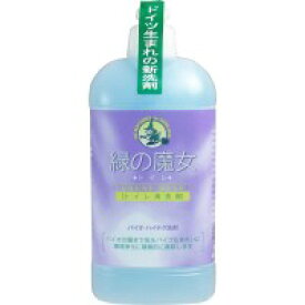 緑の魔女　トイレ用洗剤　本体　420mL 【便器タイル用洗剤 液体トイレ用洗剤 環境浄化 バイオ 洗浄力 排水パイプ パイプクリーナー】