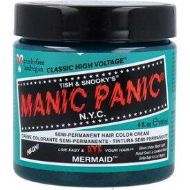 マニックパニック ヘアカラークリーム マーメイド MC11025 118mL　【MANIC PANIC　マニパニ　美容　髪色　ウイッグ　ヘアーカラー　発色　ツヤ感　アメリカ製】