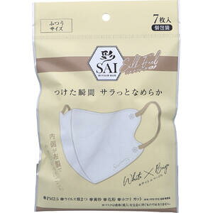 �y���[���ւ�1�_�܂ŉ\�z��(SAI) �V���N�t�B�[���}�X�N � �ӂ��T�C�Y �z���C�g×�x�[�W�� 7�����@�y���̃}�X�N�@�ʕ�@�����z���@�s�D�z�}�X�N�@�q���p�i�@���ׁ@�����@�ԕ�