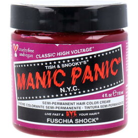 マニックパニック ヘアカラークリーム フューシャショック MC11013 118mL　【MANIC PANIC　マニパニ　美容　髪色　ウイッグ用　ヘアーカラー　発色　ツヤ感　アメリカ製】