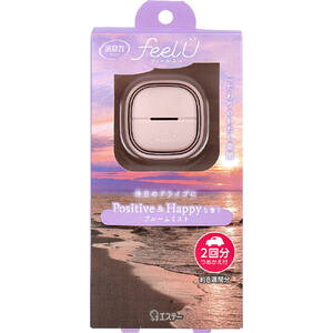 【メール便は4点まで可能】消臭力 クルマ用 feelU(フィールユー) クリップタイプ ブルームミスト 2回分 1セット【エステー 消臭剤 自動車用消臭剤 芳香剤 ドライブ 匂い 車内 カーフ