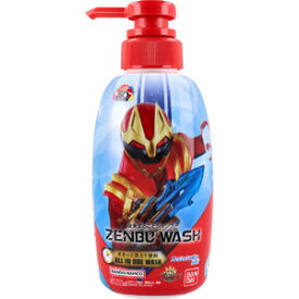 ZENBUWASH ナンバーワン戦隊ゴジュウジャー フレッシュシャボンのかおり 300mL　【バンダイ　ゼンブウォッシュ　全身シャンプー　洗髪　洗浄　ボディケア　バスグッズ　お風呂　おふろ　ポンプタイプ】