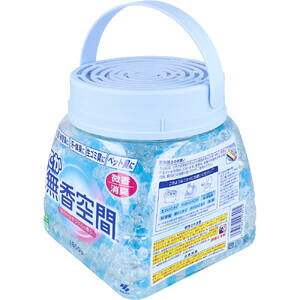 ドでか無香空間 業務用 微香タイプ ほのかなせっけんの香り 1800g 【小林製薬 アミノ酸系消臭成分 消臭ビーズ 消臭剤 室内 トイレ ペット 本体 大型 芳香消臭剤 消臭芳香剤】