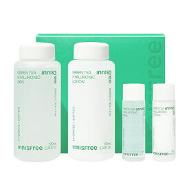 ★送料無料★【イニスフリー】 グリーンティーヒアルロン酸スキンケアセット 化粧水 乳液　 2種セット innisfree GreenTea Hyaluronic Skin Care Set 韓国コスメ スキンケア【海外通販】