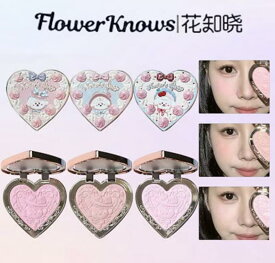 【限定シリーズ】Flower knows フラワーノーズ 　ネバーズショップ　クリームチーク パウダーチーク グラデーション ハイライトマット