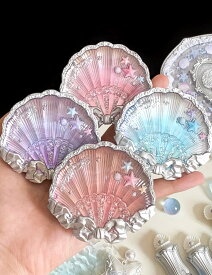 正規品　新作　FlowerKnows　フラワーノーズ　シェルズジュエルコレクション サテンチーク 5色　チークカラー パウダーチーク ツヤ 血色 カラー フェイスカラー チークポップ プレゼント デパコス