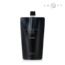 【54%OFF/在庫限り/シリーズ累計50万本】メンズ スカルプ シャンプー 頭皮 ケア 男性 ヘアケア★楽天1位★ LUTY ルーティー オム シャンプー 400ml 詰め替え ダメージ補修 美容室 専売品 サロン 品質 清涼感 クール プレゼント べたつき ニオイ フケ 皮脂 モテ 髪