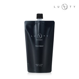 【54%OFF/在庫限り/シリーズ累計50万本】メンズ スカルプ トリートメント 頭皮 ケア 男性 ヘアケア★楽天1位★ LUTY ルーティー オム トリートメント 400g 詰め替え ダメージ補修 美容室 専売品 サロン 品質 清涼感 クール プレゼント べたつき ニオイ フケ 皮脂 モテ髪