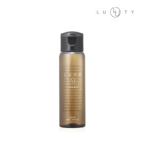 【新登場/ミニサイズ】LUTY ルーティー シャンプー 50ml ミニ 楽天1位 旅行 トライアル モイスト スムース ダメージ補修 天然由来 美容室 専売品 サロン 品質 誕生日 プレゼント さらさら 泡立ち 濃密泡くせ毛 縮毛 選べる2タイプ お試し トラベル