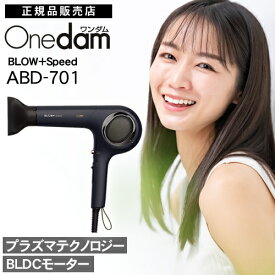 【正規品販売店/送料無料】ワンダム プラズマイオン ヘアドライヤー ドライヤー 高性能 速乾モード 低風速 プラズマイオン 速乾 おすすめ プレゼント 人気 ヘアケア 髪型 髪質 美髪 髪の毛 BLOW+Speed ABD-701