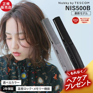 �y���K�X/����Ȃ��w�A�P�A�v���[���g�zNobby by TESCOM �m�r�[ �o�C �e�X�R�� �v���t�F�b�V���i�� �v���e�N�g�C�I�� �X�g���[�g�A�C���� NIS500B �w�A�A�C���� �u���b�N �X���[�L�[�O���[ �w�A�A