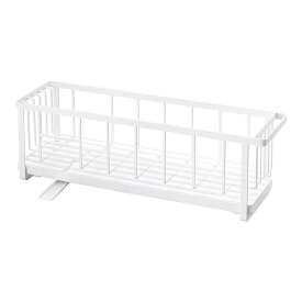 【ポイント5倍/送料無料】スリムツーウェイ水切りワイヤーバスケット タワー 山崎実業 tower ホワイト ブラック 5068 5069 水切りラック 水切りかご シンク上