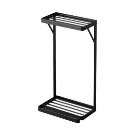 【ポイント5倍/送料無料】タオル掛け上ラック タワー 2段 山崎実業 tower 耐荷重 約4.5kg ホワイト ブラック 6625 6626 収納ラック