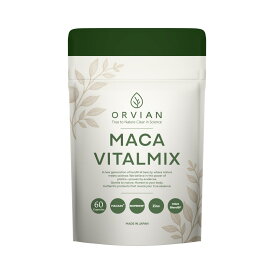＼半額セール／［医師監修］ ORVIAN MACA VITALMIX 機能性マカ 亜鉛 サプリ バイオペリン トンカットアリ 60粒 栄養機能食品 マカックス 眠り 上質な眠り サプリメント 男 元気 錠剤 イショウ葉エキス 高麗人参 牡蠣 黒生姜 ショウガ