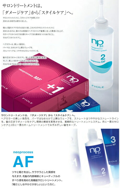 バラ売り可】FIOLE neoprocess トリートメント 3箱セット（楽天市場 
