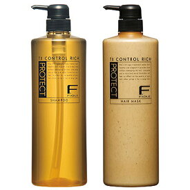 フィヨーレ Fプロテクト ヘアシャンプー リッチタイプ 1000ml & ヘアマスク リッチタイプ 1000g セット (FIOLE F-Protect フィオーレ エフプロテクト シャンプー 美容室 サロン専売品 shampoo)