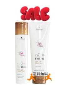 【N-4】【送料無料】シュワルツコフ BCクア  カラースペシフィーク シャンプー 250ml&トリートメント250 セット 数量限定 在庫処分 訳あり 在庫限り 在庫限定 処分品