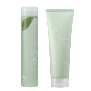 【容器に傷あり!】 アジュバン リ:シャンプーR 300ml & リ:トリーメントR 250g セット販売 【送料無料】【数量限定】【訳ありOUTLET品在庫処分】