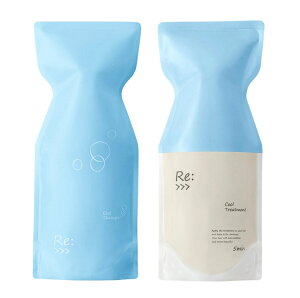 【外装に傷あり!】アジュバン リ:クールシャンプーR 600ml & クールトリーメントR 600g 各詰め替え用エコパック セット販売 【送料無料】【数量限定】【訳ありOUTLET品在庫処分】