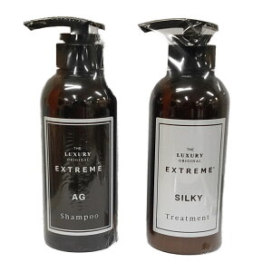 【D-3】【セット】THE LUXURY ORIGIN EXTREME エクストリームシャンプーAG&エクストリームトリートメントSILKEY 300ml+290g  【送料無料】数量限定 在庫処分 訳あり 在庫限り 在庫限定 処分