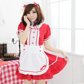 ハロウィン コスプレ メイド メイド服 仮装 ハロウィンコスプレ 可愛い 大人 女性 ハロウィン仮装 コスプレ衣装 ウェイトレス 赤 青 洋館メイド 大人 半袖 こすぷれ ゴスロリ 学園祭 文化祭 メイド服 なりきり メイド喫茶