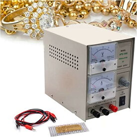 金メッキ機 5A ジュエリー メッキ 装置 電圧調整可能 電気メッキ コーティング ゴールド シルバー 補修 制作 多孔質放熱 貴金属 加工 工具 プロ仕様