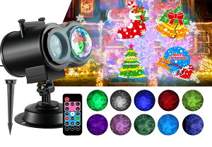 �v���W�F�N�^�[���C�g ���O�A�N���X�}�X �n���E�B�� �v���W�F�N�^�[���C�g 16��HD�X���C�h�t�� 10�̃I�[�V�����E�F�[�u�J���[ IP44�h��LED�v���W�F�N�V�������C�g �����R���^�C�}�[�t�� 