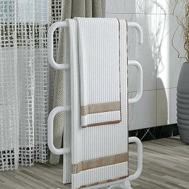 【ポイント2倍!1月限定!店舗の人気商品!】電気タオルウォーマ 乾燥ラック 急速加熱 低電力 IPX4防水 タオルウォーマー ステンレス鋼 S型 自立型 浴室用 電気加熱式タオルラック 加熱タオルラック 恒温布巾掛け 浴室 洗面台 ホテル用