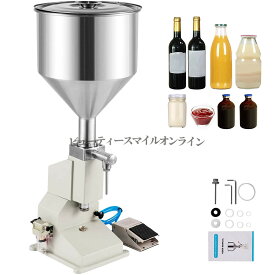 ステンレス製 手圧式液体充填機 10 100ml対応 高精度定量ディスペンサー 酒 シャンプー ワイン 牛乳用 業務用 家庭用 ペースト充填可能 卓上型 省スペース設計 自動分注器 飲料充填装置 小型軽量 多用途対応